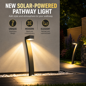 ModernGlow™ Solar-Powered Garden Light in Modern Design