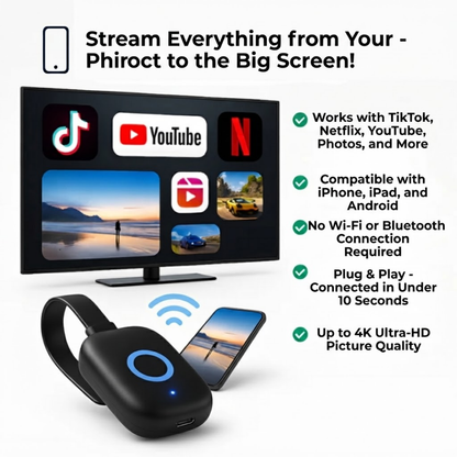 StreamBuddy™ | Turn Your Phone into a Home Cinema in 10 Seconds!