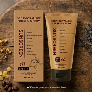 Natural Sun Balm -  Mineral Zinc & Grass-Fed Tallow