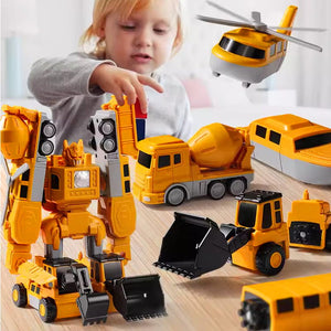 Magnetic Toy Set | Magnetic Transformable Build-and-Assemble Car