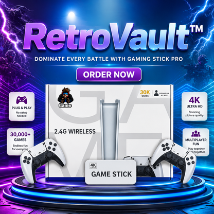 RetroVault™ | Relive Your Childhood with Over 40,000 Classic Games – No Downloads Needed, Just Plug & Play!