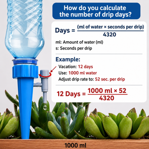 HolidayWater™ Automatic Plant Watering Spike – Use a Bottle and Keep Plants Fresh for Up to 2 Weeks