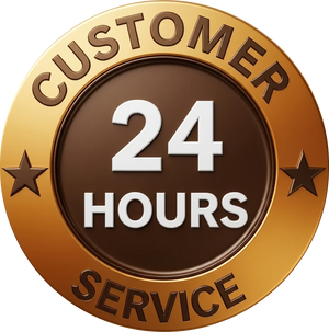 First-class customer service – 24/7