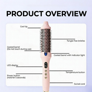 GlossRoller™ Ionic Smoothing Hair Brush