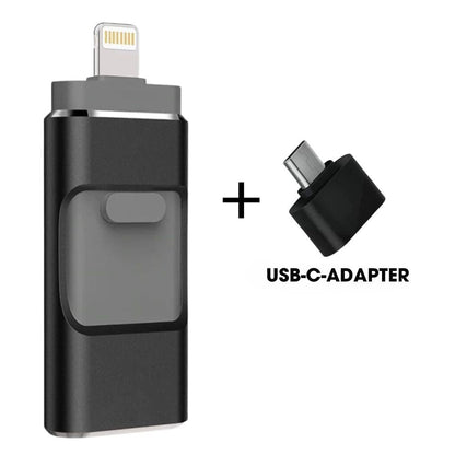 DataSafe™  4-in-1 USB Drive – Lightning-Fast Photo Transfer