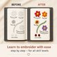 EmbroideryBook™ | From Beginner to Beautiful Embroidery in No Time