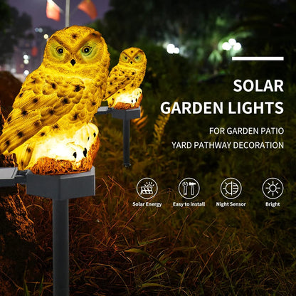 OwlLight | Solar-Powered Garden Lamp Shaped Like an Owl