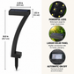 ModernGlow™ Solar-Powered Garden Light in Modern Design