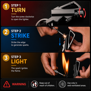 EternalFlame™ | Your Last Lighter, Always in Your Pocket