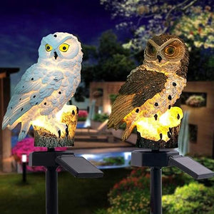 OwlLight | Solar-Powered Garden Lamp Shaped Like an Owl