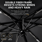 UrbanStorm™ | 20-Rib Wind-Resistant Reinforced Automatic Folding Umbrella