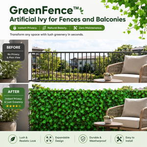 GreenFence™ Artificial Ivy for Fences and Balconies