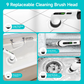 SpinClean™ - Electric Cleaning Brush with 9 Heads and Extension Pole