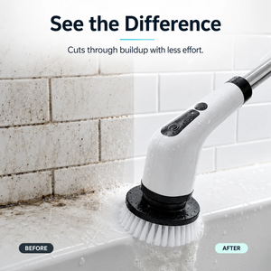 SpinClean™ - Electric Cleaning Brush with 9 Heads and Extension Pole