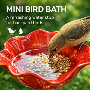 GardenBird™ Flower-Shaped Bird Bath