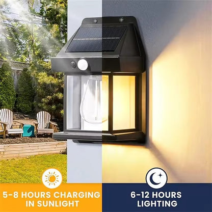 WallGlow™ Solar-Powered Wall Lamp with Motion Sensor