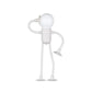 Stickman Lamp | Create More Space in Seconds – Without a Single Tool!